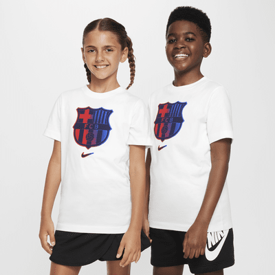 ★キッズSサイズ★FC Barcelona Nike シャツ FC Barcelona Big Kids' Nike Soccer T-Shirt. Nike.com